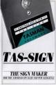 Tas Sign The Sign Maker Front Cover