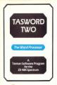 Tasword 2 Front Cover