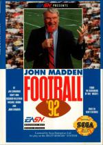 John Madden Football '92 Front Cover