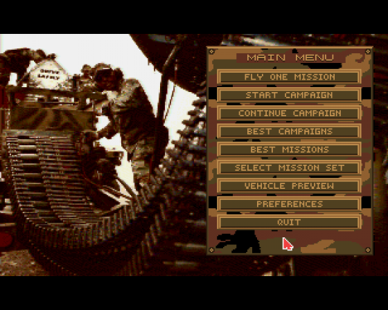 A-10 Tank Killer Screenshot 5 (Amiga 500)