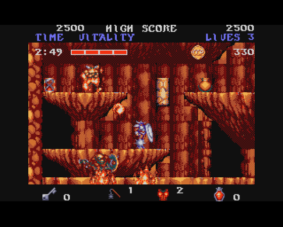 Black Tiger Screenshot 5 (Amiga 500)