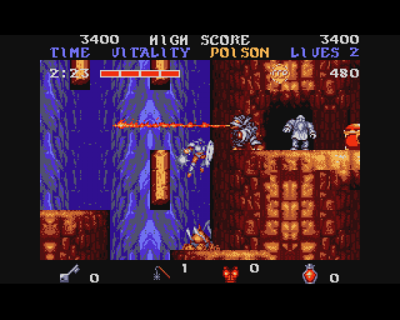 Black Tiger Screenshot 7 (Amiga 500)