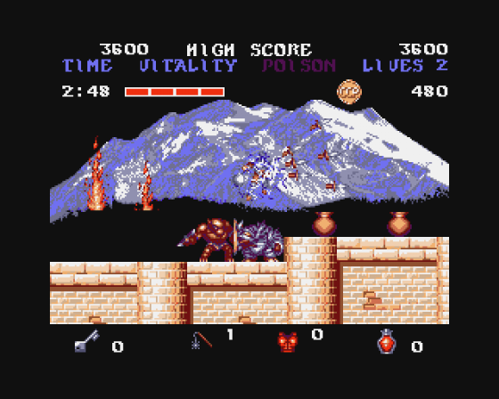 Black Tiger Screenshot 8 (Amiga 500)