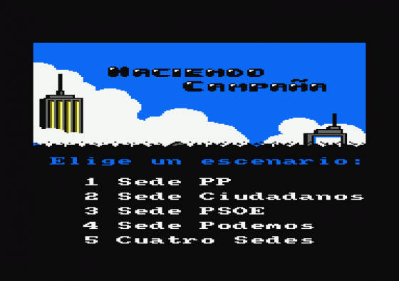 Haciendo Campanya Screenshot 9 (Amstrad CPC464)