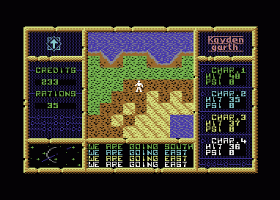 Kayden Garth Screenshot 1 (Commodore 64)