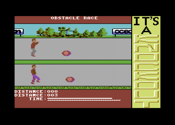 It's A Knockout Screenshot 9 (Commodore 64/128)