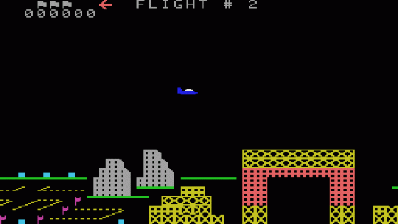 Looping Screenshot 1 (Coleco Vision Games System)