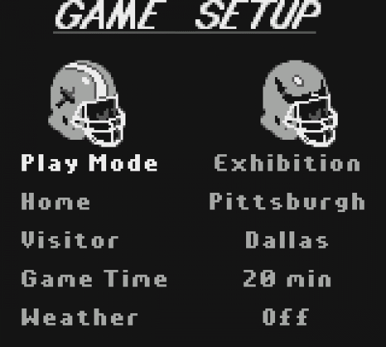 Madden '97 Screenshot 9 (Game Boy)