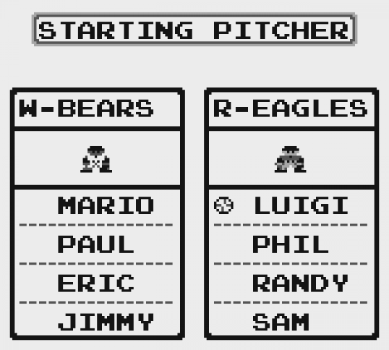 Baseball Screenshot 5 (Game Boy)