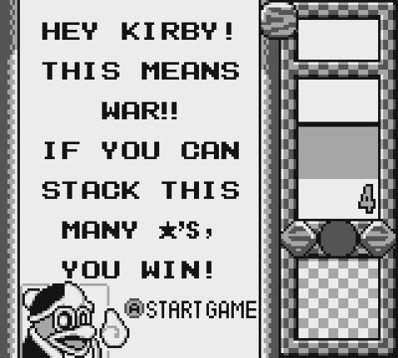 Kirby's Star Stacker Screenshot 8 (Game Boy)