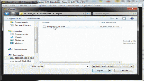 BeebEm Screenshot 17 (PC (Windows))