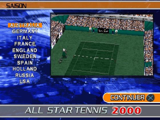 All Star Tennis 2000 Screenshot 15 (PlayStation (EU Version))