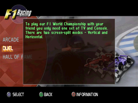 F1 Racing Championship Screenshot 34 (PlayStation (EU Version))