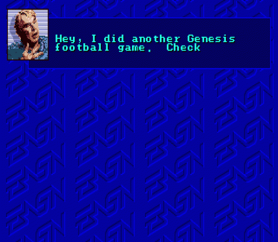 John Madden Football '92 Screenshot 12 (Sega Genesis)