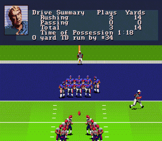 John Madden Football '92 Screenshot 13 (Sega Genesis)
