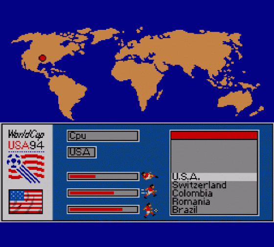 World Cup USA 94 Screenshot 8 (Sega Master System (EU Version))