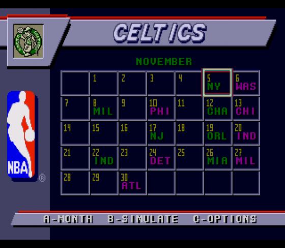 NBA Showdown Screenshot 12 (Sega Mega Drive (EU Version))