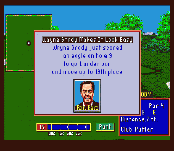 PGA Tour Golf II Screenshot 8 (Sega Mega Drive (EU Version))