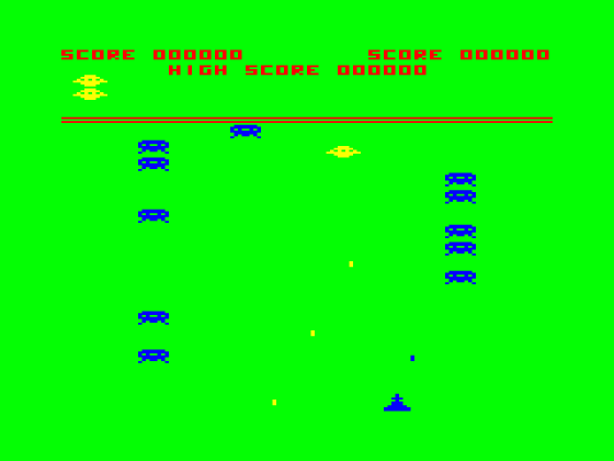 Invaders Revenge Screenshot 1 (Tandy Color Computer 1/2/3)