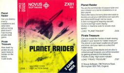 Planet Raider: 2 Game Pack Front Cover