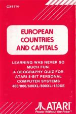 European Countries And Capitals Front Cover