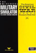 UMS: The Universal Military Simulator Scenario Disc 1: The American Civil War Data Disk Front Cover
