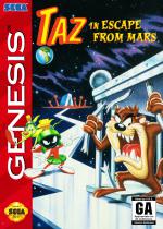 Taz In Escape From Mars Front Cover