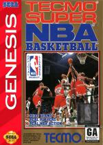 Tecmo Super NBA Basketball Front Cover