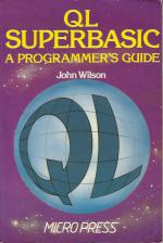 QL Superbasic: A Programmer's Guide Front Cover