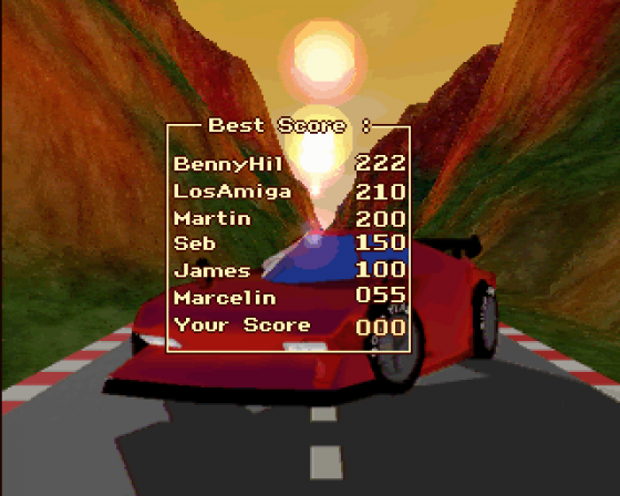 Turbo Racer 3D Screenshot 13 (Amiga 500)