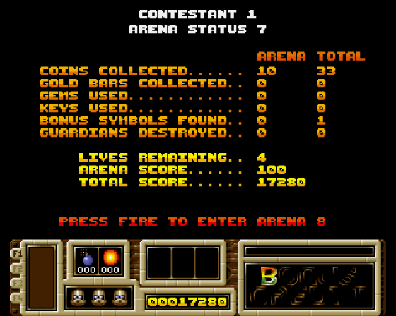 Mean Arenas Screenshot 7 (Amiga 500)