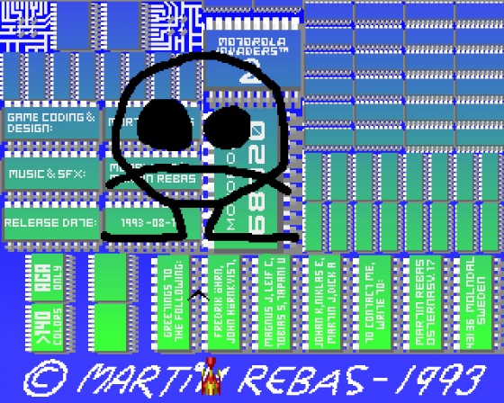 Motorola Invaders 2 Screenshot 8 (Amiga 1200)