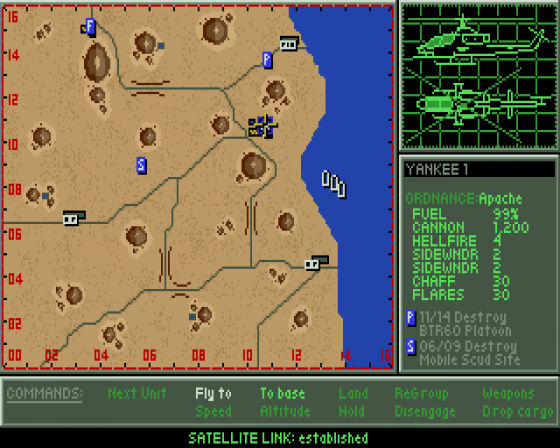 Gunship 2000 Screenshot 11 (Amiga CD32)