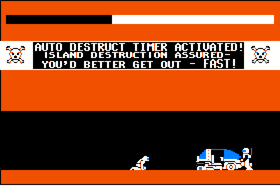 Captain Goodnight And The Islands of Fear Screenshot 33 (Apple II)