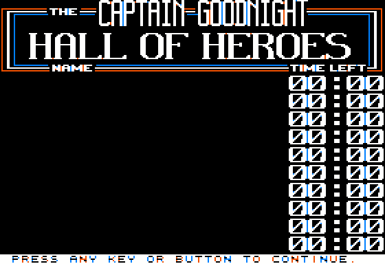 Captain Goodnight And The Islands of Fear Screenshot 34 (Apple II)