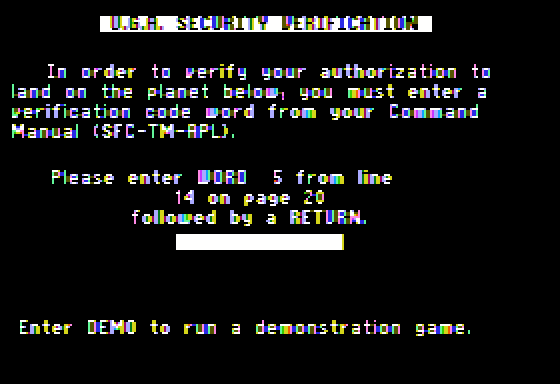 Empire: Wargame Of The Century Screenshot 5 (Apple II)