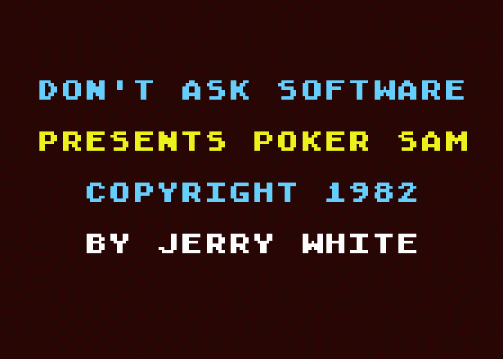 Don't Ask Computer Software Demo Disk Screenshot 7 (Atari 400/800/600XL/800XL/130XE)