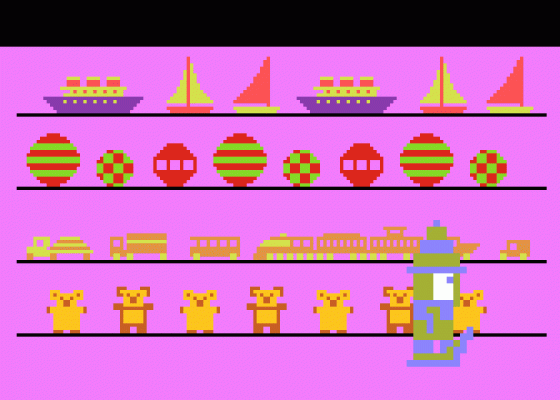 Tink! Tonk! - Tuk Goes to Town Screenshot 12 (Atari 400/800/600XL/800XL/130XE)