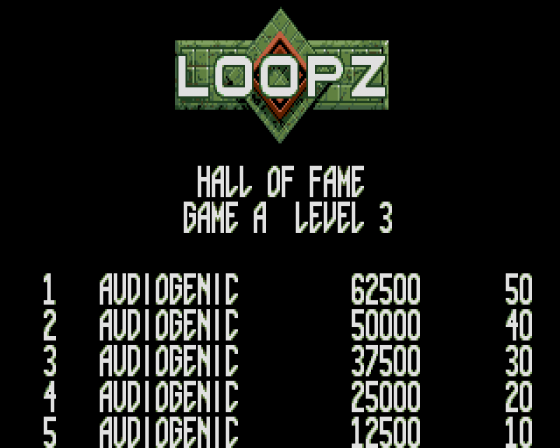 Loopz Screenshot 11 (Atari ST)