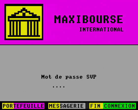 Maxi Bourse International Screenshot 7 (Atari ST)