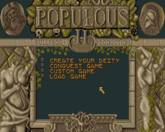 Populous II: Trials of the Olympian Gods [512k version] Screenshot 5 (Atari ST)
