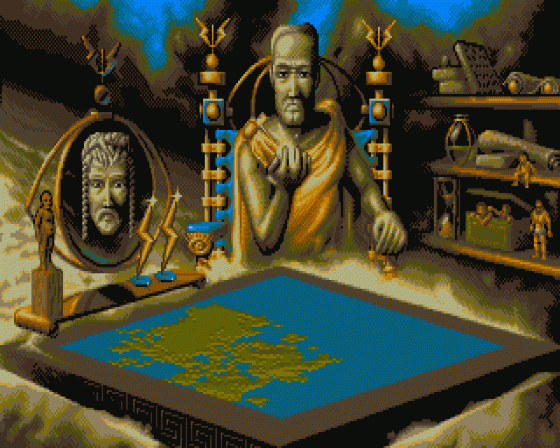 Populous II: Trials of the Olympian Gods [512k version] Screenshot 15 (Atari ST)