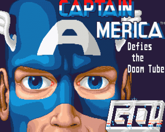 Captain America in The Doom Tube of Dr Megalomann