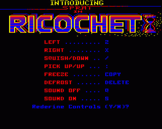 Ricochet Screenshot 9 (BBC B/B+/Master 128)
