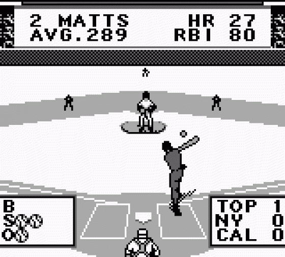Roger Clemens' MVP Baseball Screenshot 5 (Game Boy)