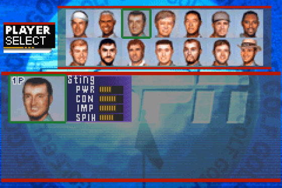 ESPN Final Round Golf 2002 Screenshot 13 (Game Boy Advance)