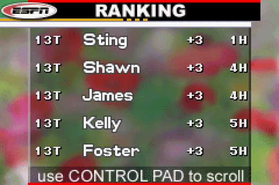 ESPN Final Round Golf 2002 Screenshot 14 (Game Boy Advance)