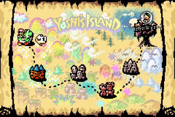 Super Mario Advance 3: Yoshi's Island Screenshot 34 (Game Boy Advance)