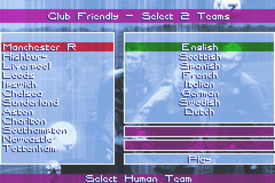 David Beckham Soccer Screenshot 7 (Game Boy Advance)