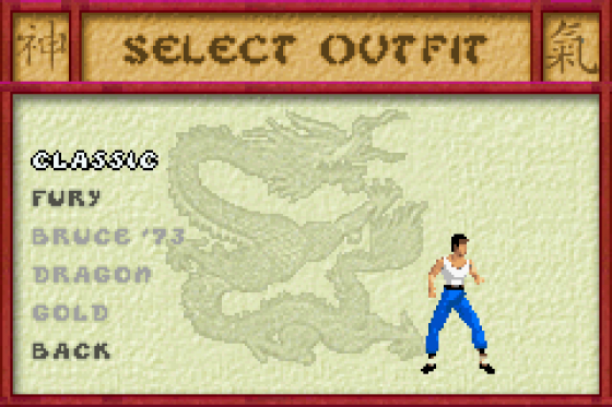 Bruce Lee: Return Of The Legend Screenshot 20 (Game Boy Advance)